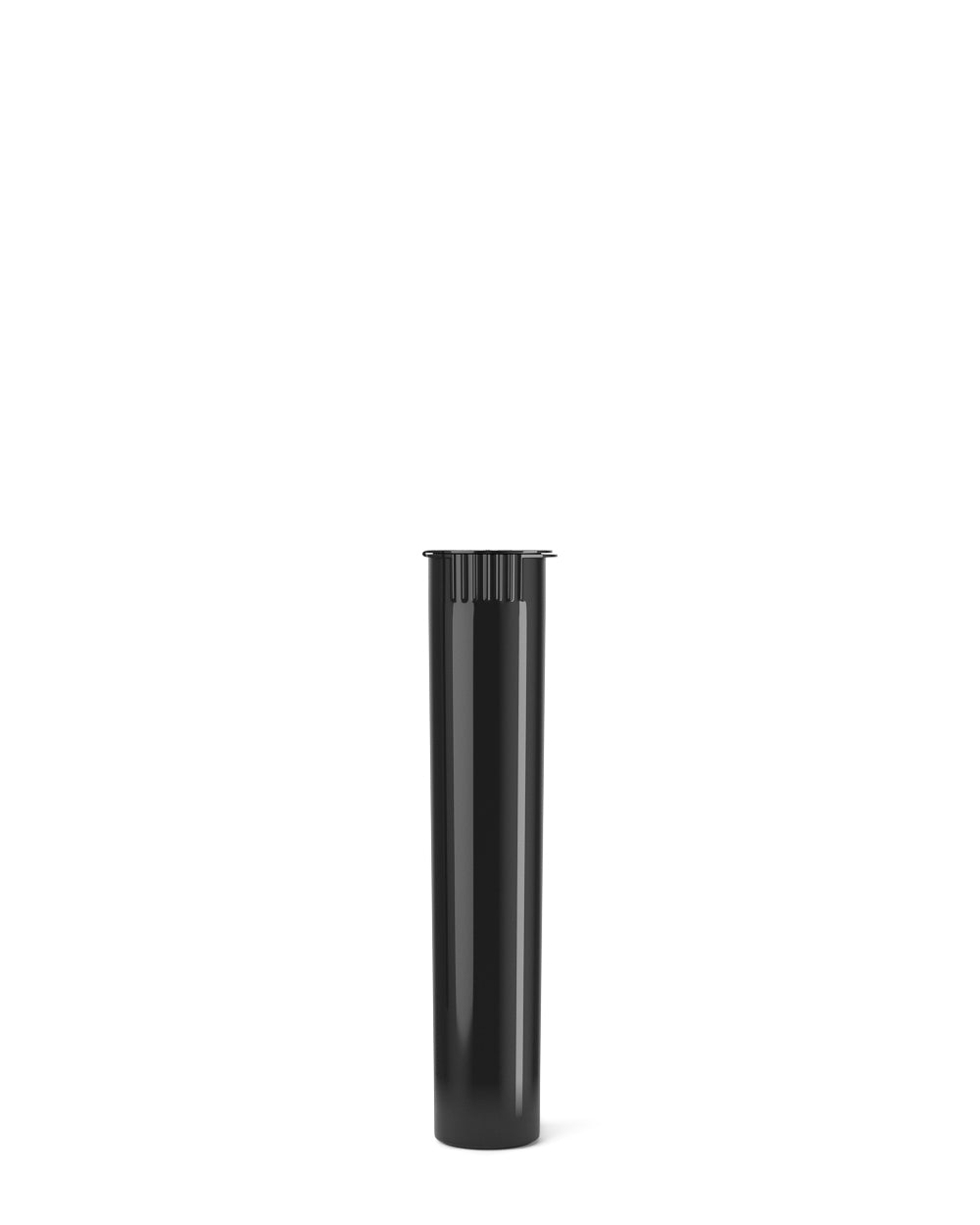 Child Resistant | Pop Top Plastic Opaque Pre-Roll Tubes | 70mm - Black - 1000 Count