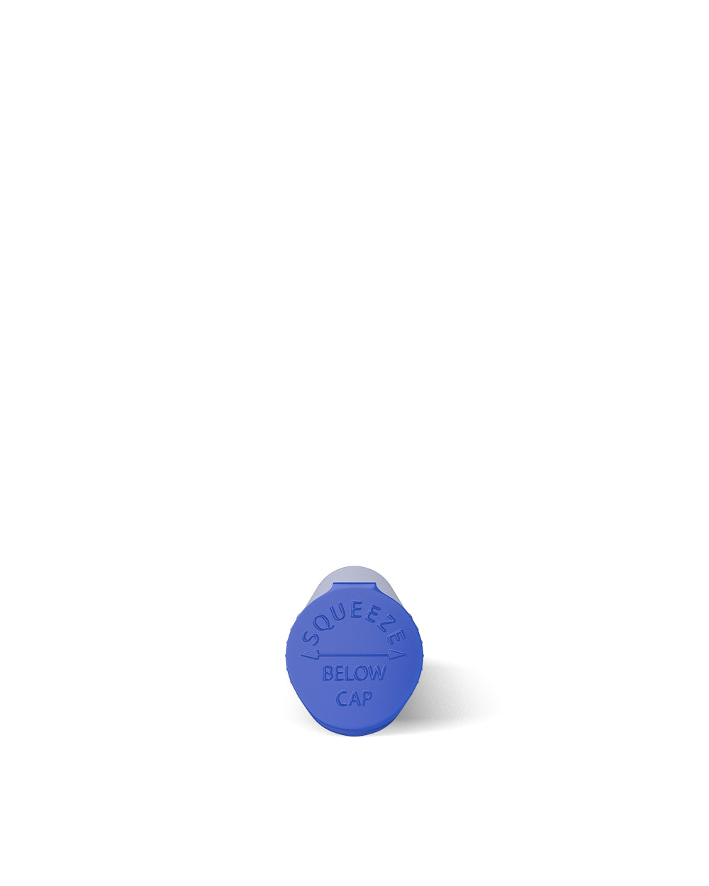 Child Resistant | King Size Pop Top Opaque Plastic Pre-Roll Tubes | 116mm - Blue - 1000 Count