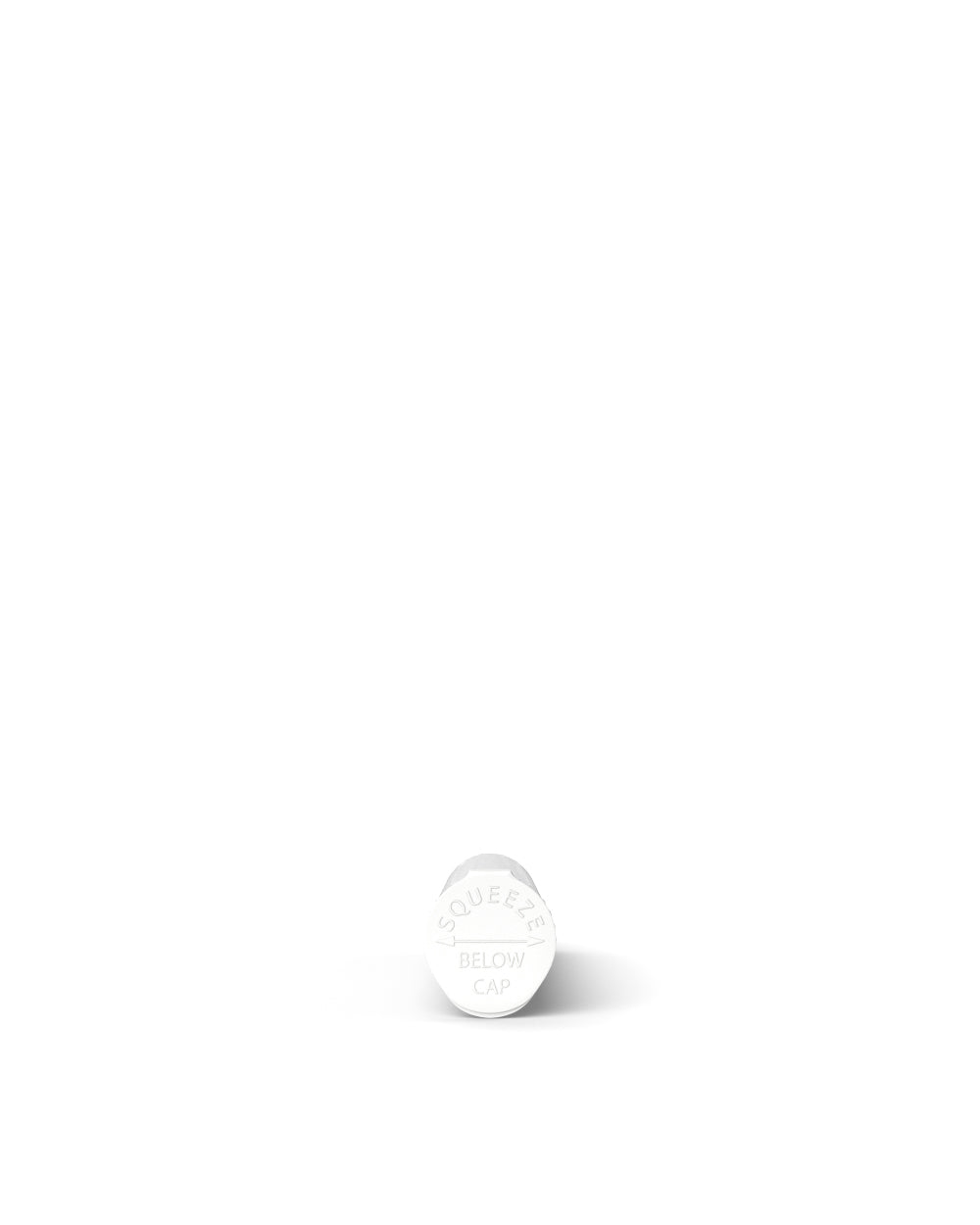 Child Resistant | Pop Top Opaque Plastic Pre-Roll Tubes | 70mm - White - 1000 Count