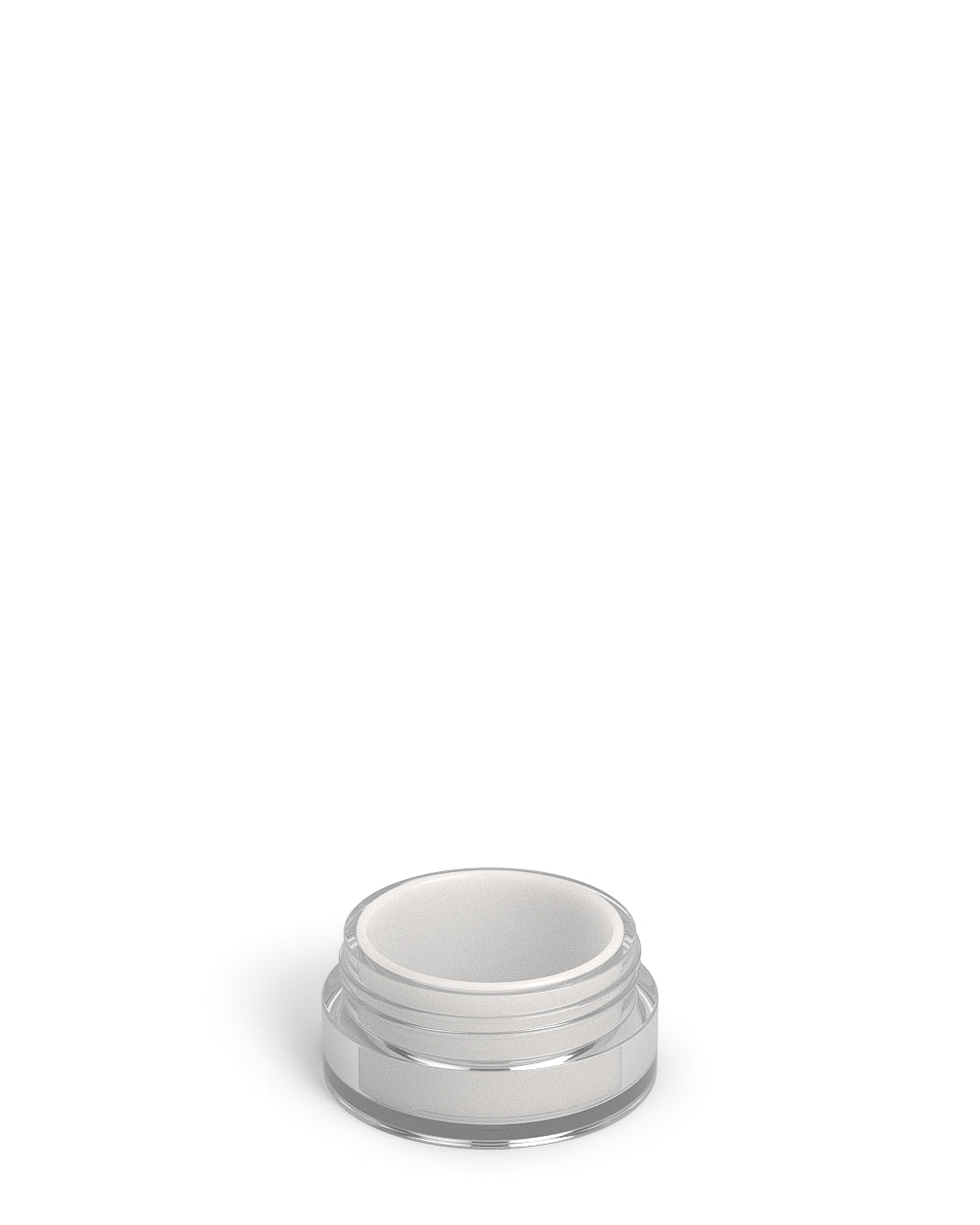 Clear Concentrate Containers w/ Screw Top Cap & White Silicone Insert | 5mL - Plastic - 100 Count