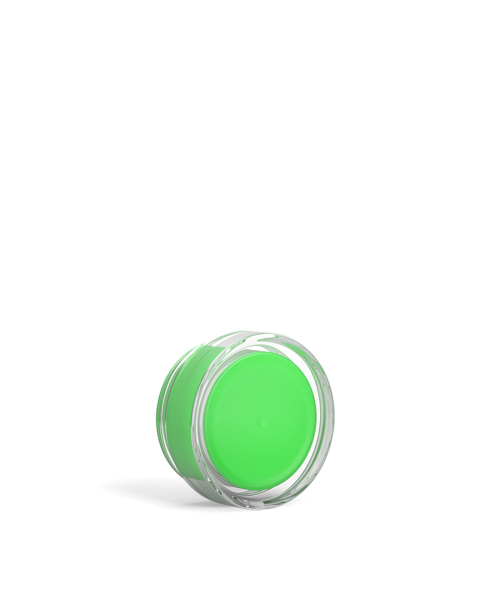 Clear Concentrate Containers w/ Screw Top Cap & Green Silicone Insert | 5mL - Plastic - 100 Count