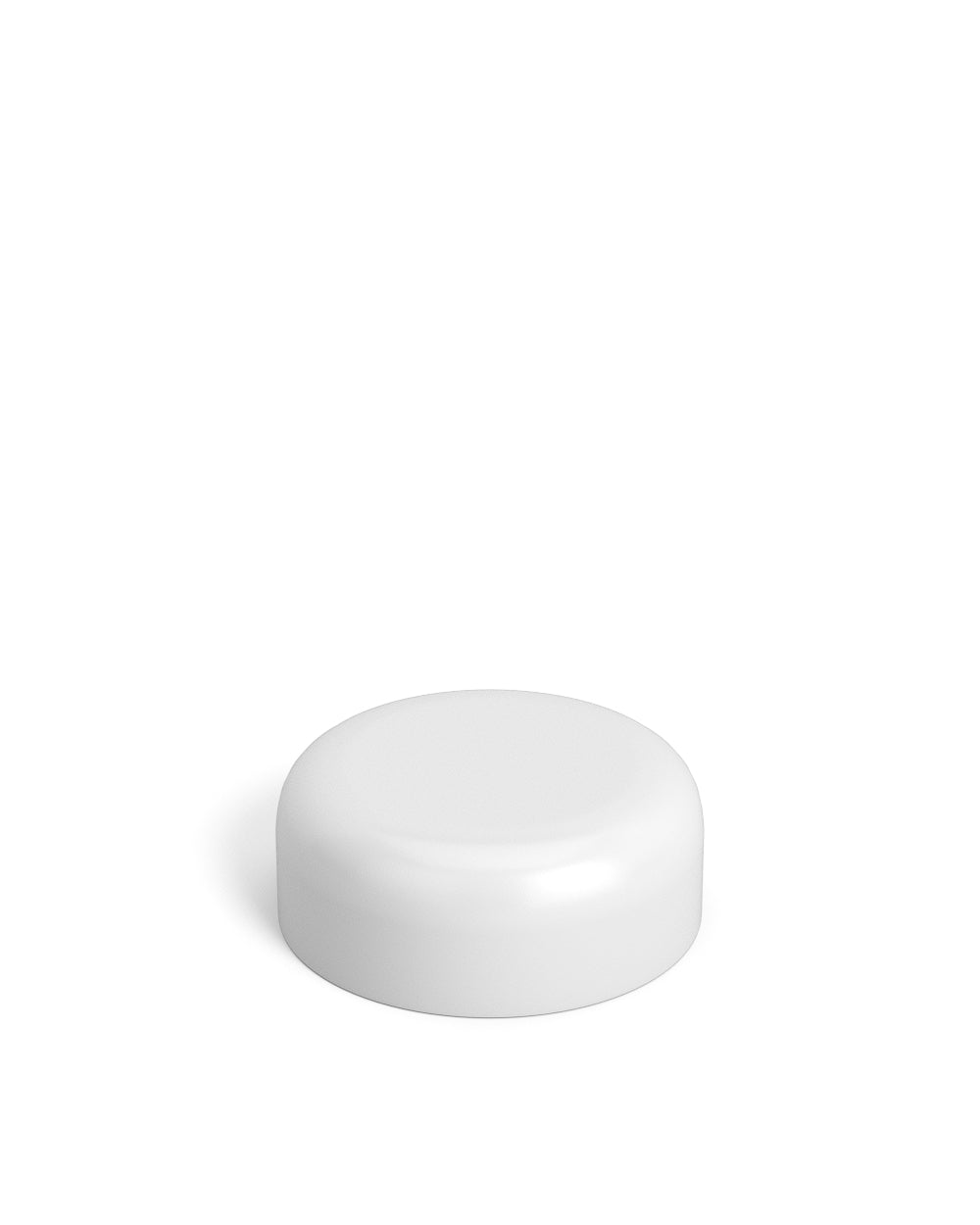 Child Resistant | Glossy White Glass Concentrate Containers w/ Cap | 29mm - 5mL - 504 Count