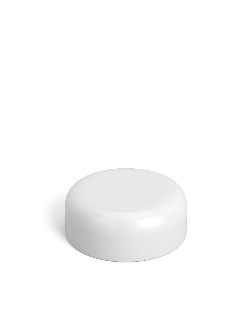 Child Resistant | Glossy White Glass Concentrate Containers w/ Cap | 32mm - 9mL - 320 Count