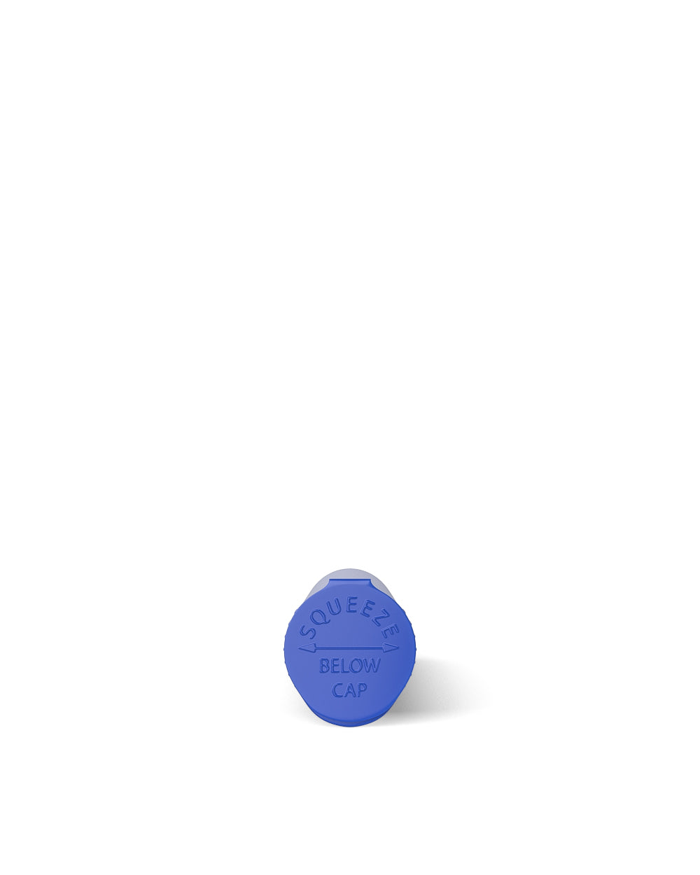 Child Resistant | Pop Top Opaque Plastic Pre-Roll Tubes | 95mm - Blue - 1000 Count