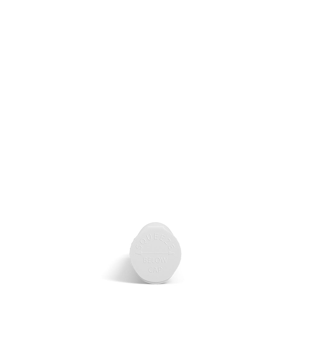Child Resistant | Pop Top Opaque Plastic Pre-Roll Tubes (Open) | 95mm - White - 1000 Count