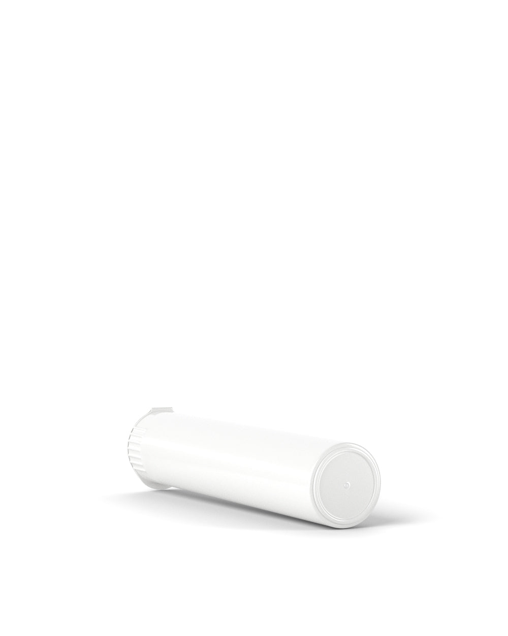 Child Resistant | Pop Top Opaque Plastic Pre-Roll Tubes | 90mm - White - 1000 Count