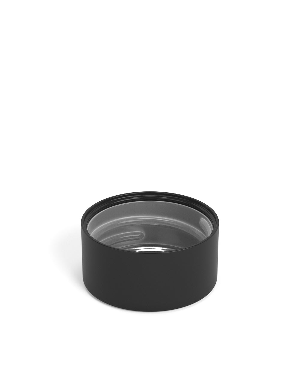 Child Resistant | Smooth Push Down & Turn Plastic Caps w/ Foil Liner | 28mm - Glossy Black - 504 Count