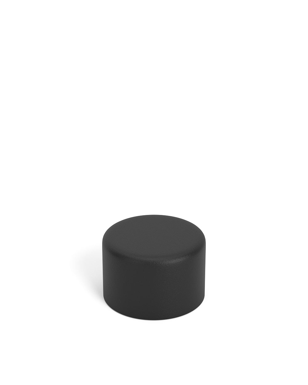 Child Resistant | Smooth Push Down & Turn Plastic Caps for Glass Tube w/ Foam Liner | 20mm - Matte Black - 400 Count