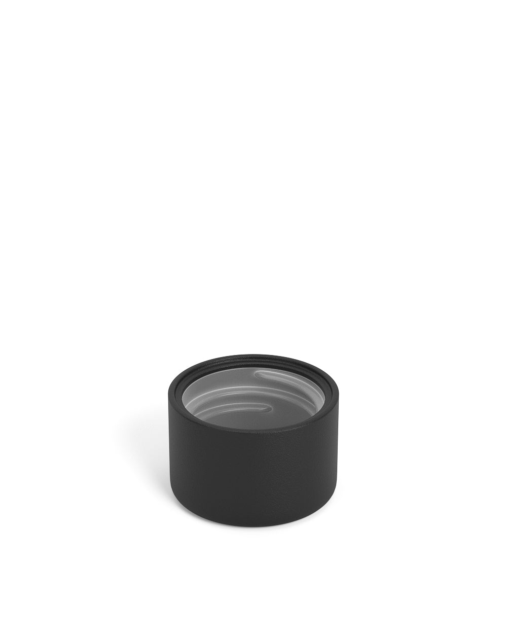Child Resistant | Smooth Push Down & Turn Plastic Caps for Glass Tube w/ Foam Liner | 20mm - Matte Black - 400 Count