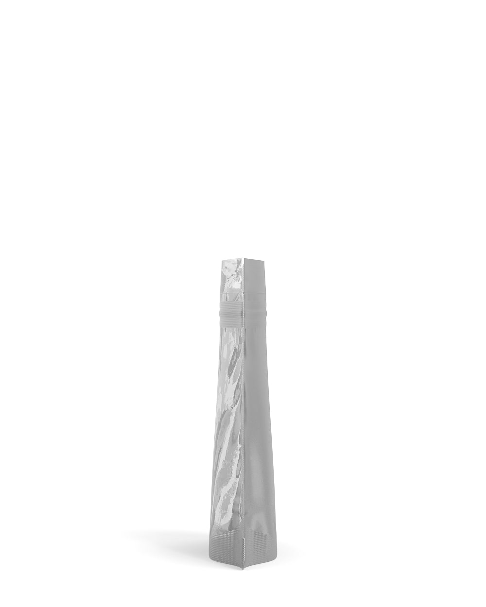 Tamper Evident | Matte Silver Vista Mylar PCR Bags (Tear Notch) | 3.6in x 5in - 3.5g - 1000 Count