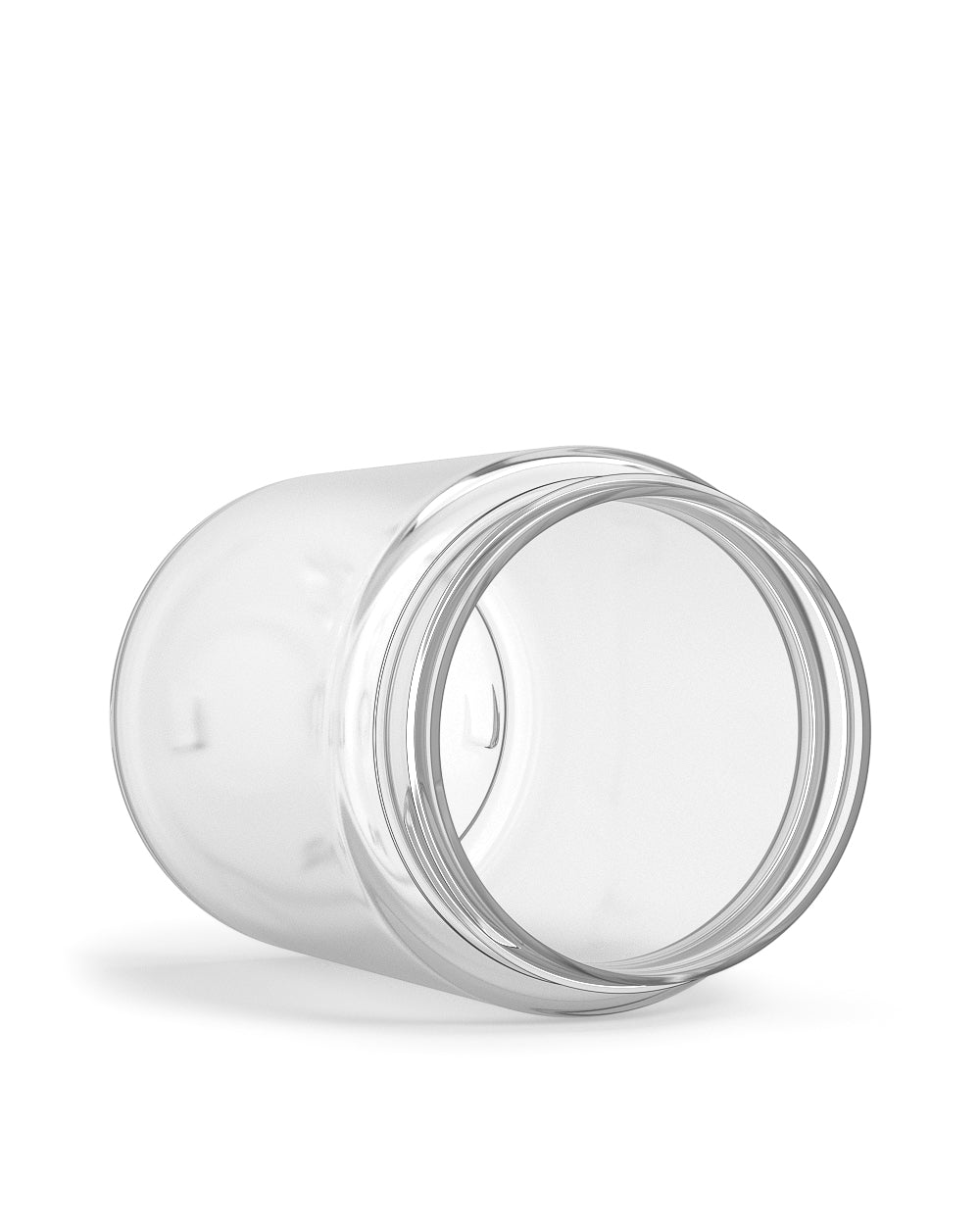 Straight Sided Clear Plastic PCR Jars | 53mm - 6oz - 80 Count
