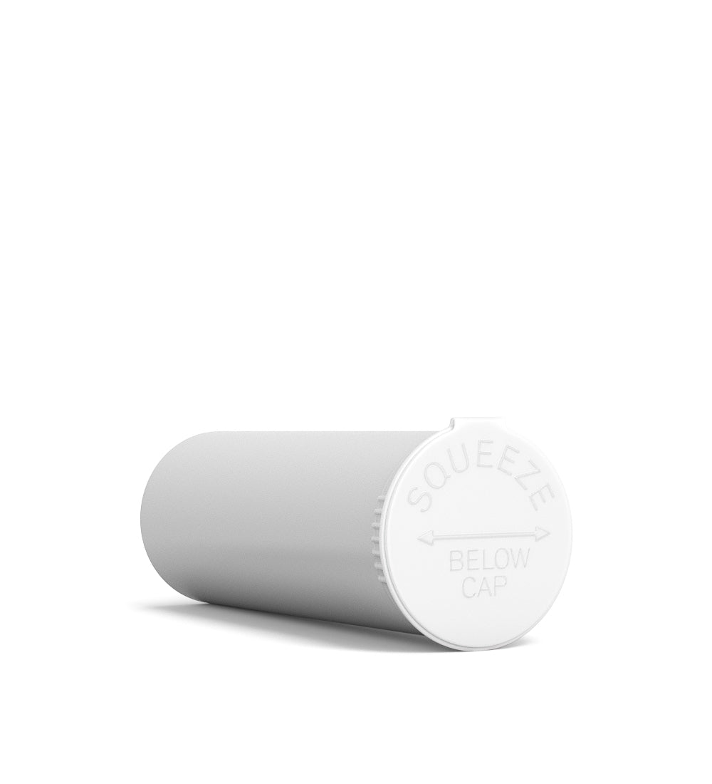 Child Resistant | Opaque White Pop Top PCR Bottles | 60dr - 14g - 75 Count