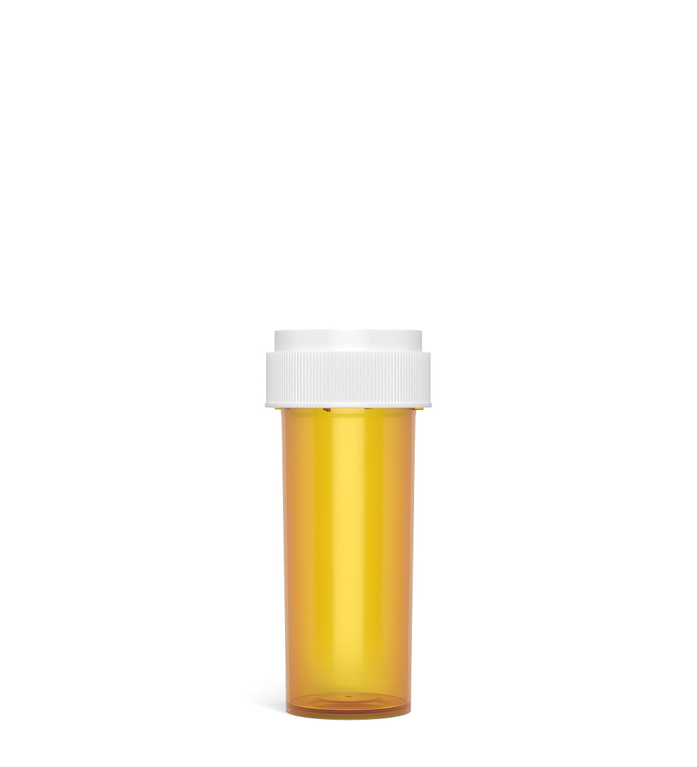 Child Resistant | Amber Reversible Cap Vials | 16dr - 3g - 230 Count