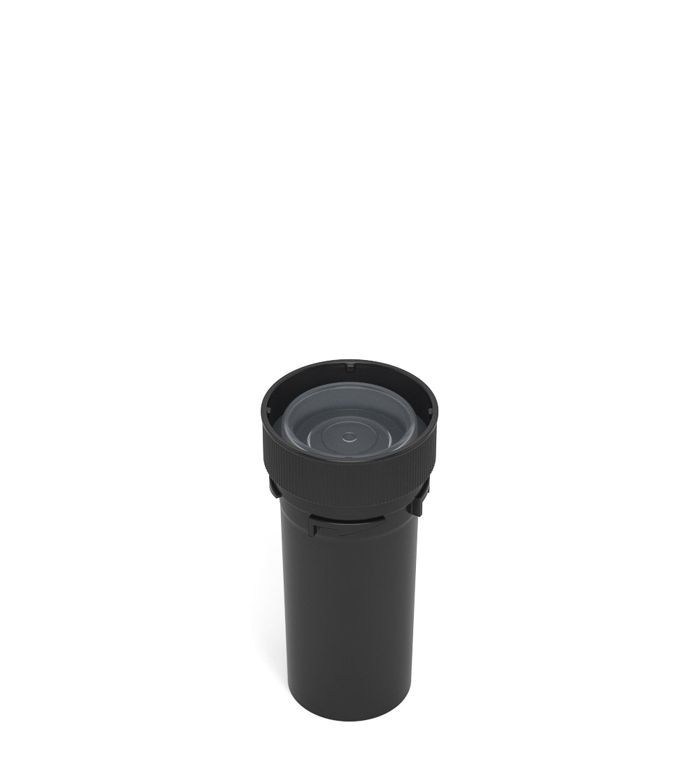Child Resistant | Black Reversible Cap Vials | 13dr - 2g - 275 Count