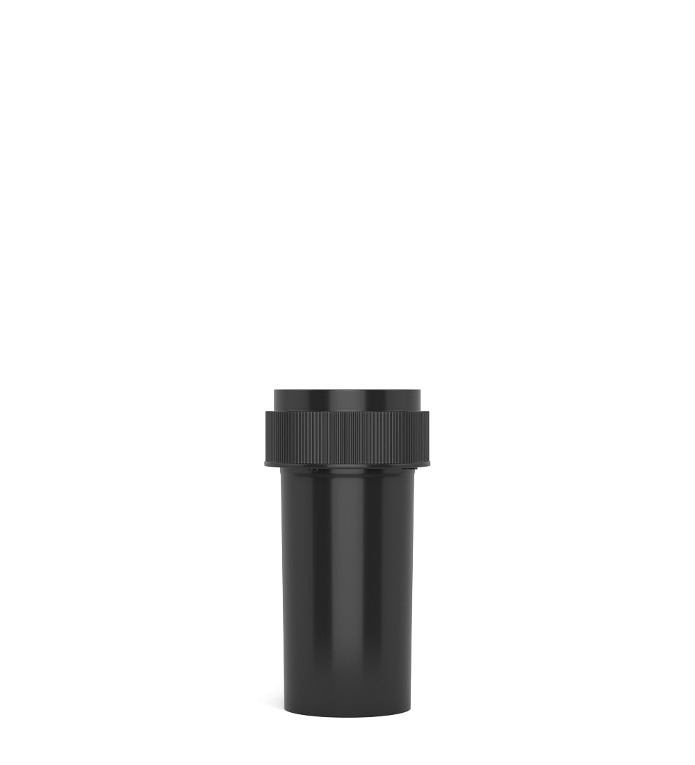 Child Resistant | Black Reversible Cap Vials | 13dr - 2g - 275 Count