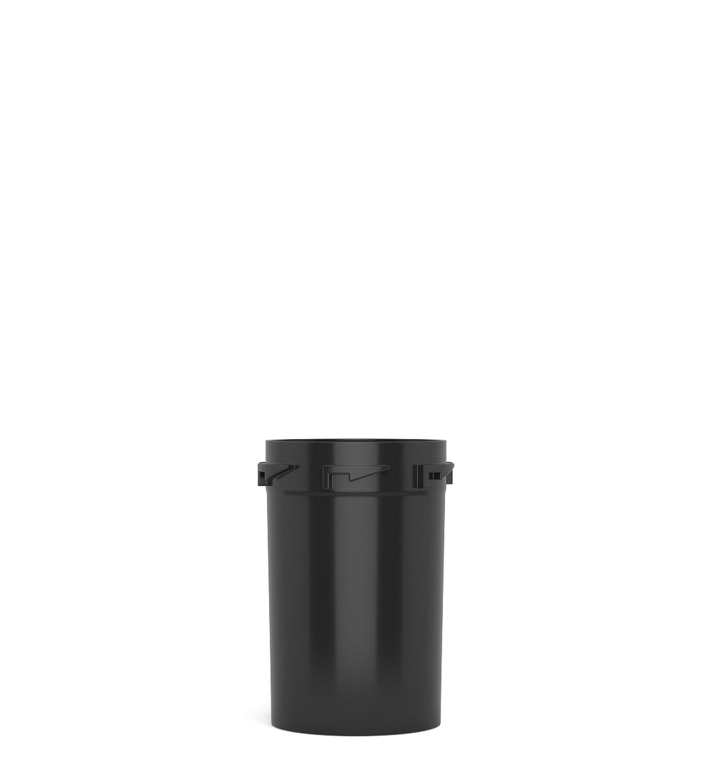 Child Resistant | Black Reversible PCR Cap Vials | 20dr - 3.5g - 240 Count