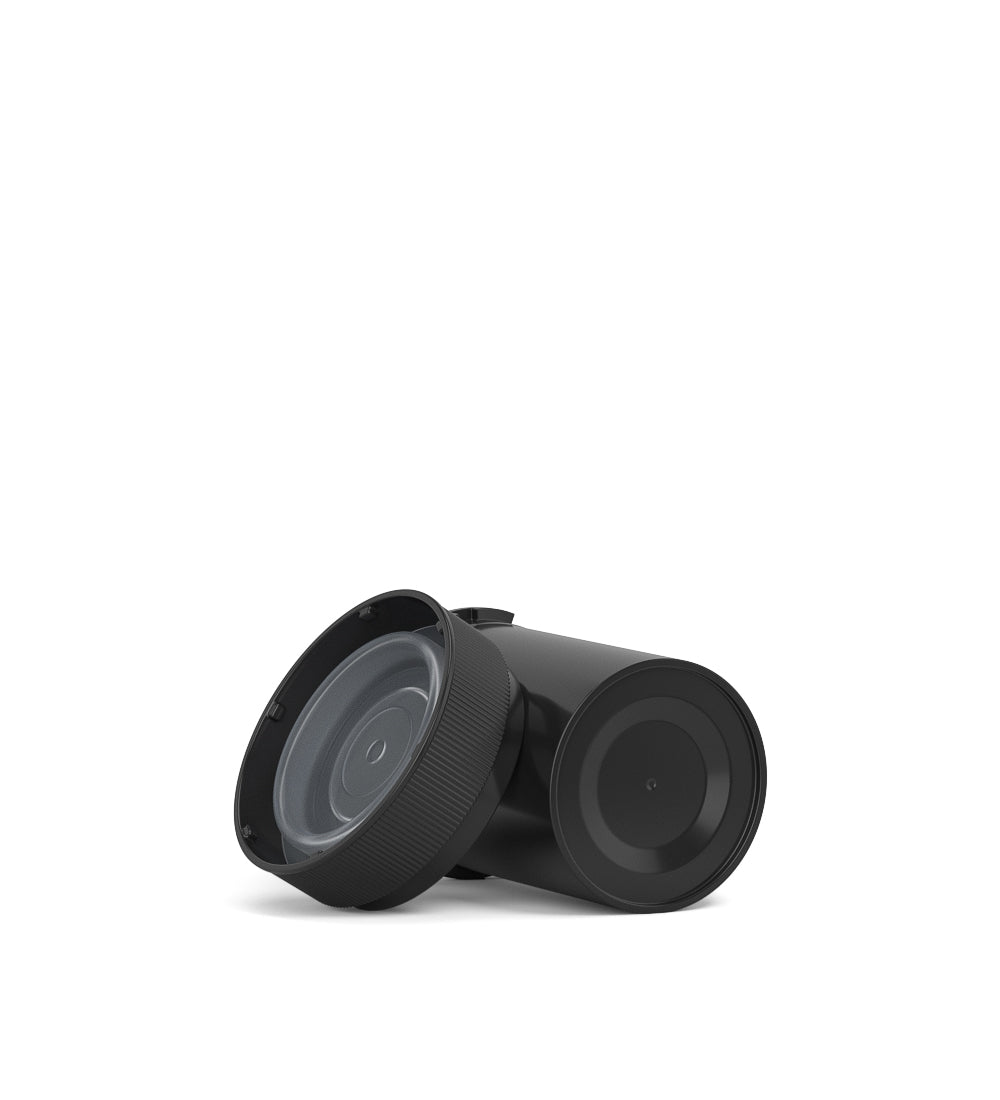 Child Resistant | Black Reversible PCR Cap Vials | 20dr - 3.5g - 240 Count