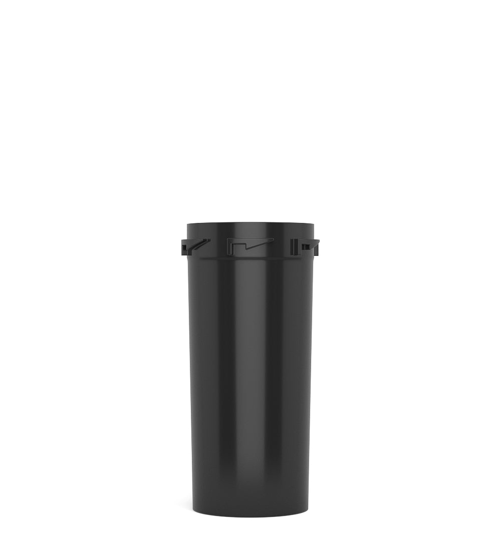 Child Resistant | Opaque Black Reversible Cap Vials | 30dr - 7g - 190 Count