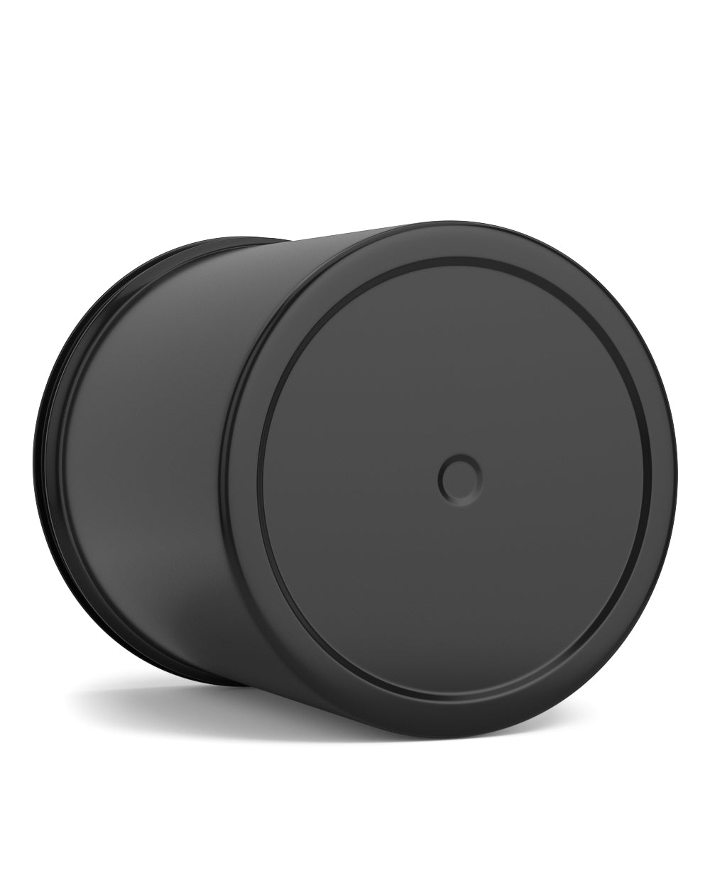 Wide Mouth Straight Sided Black Plastic Jars | 89mm - 16oz - 205 Count