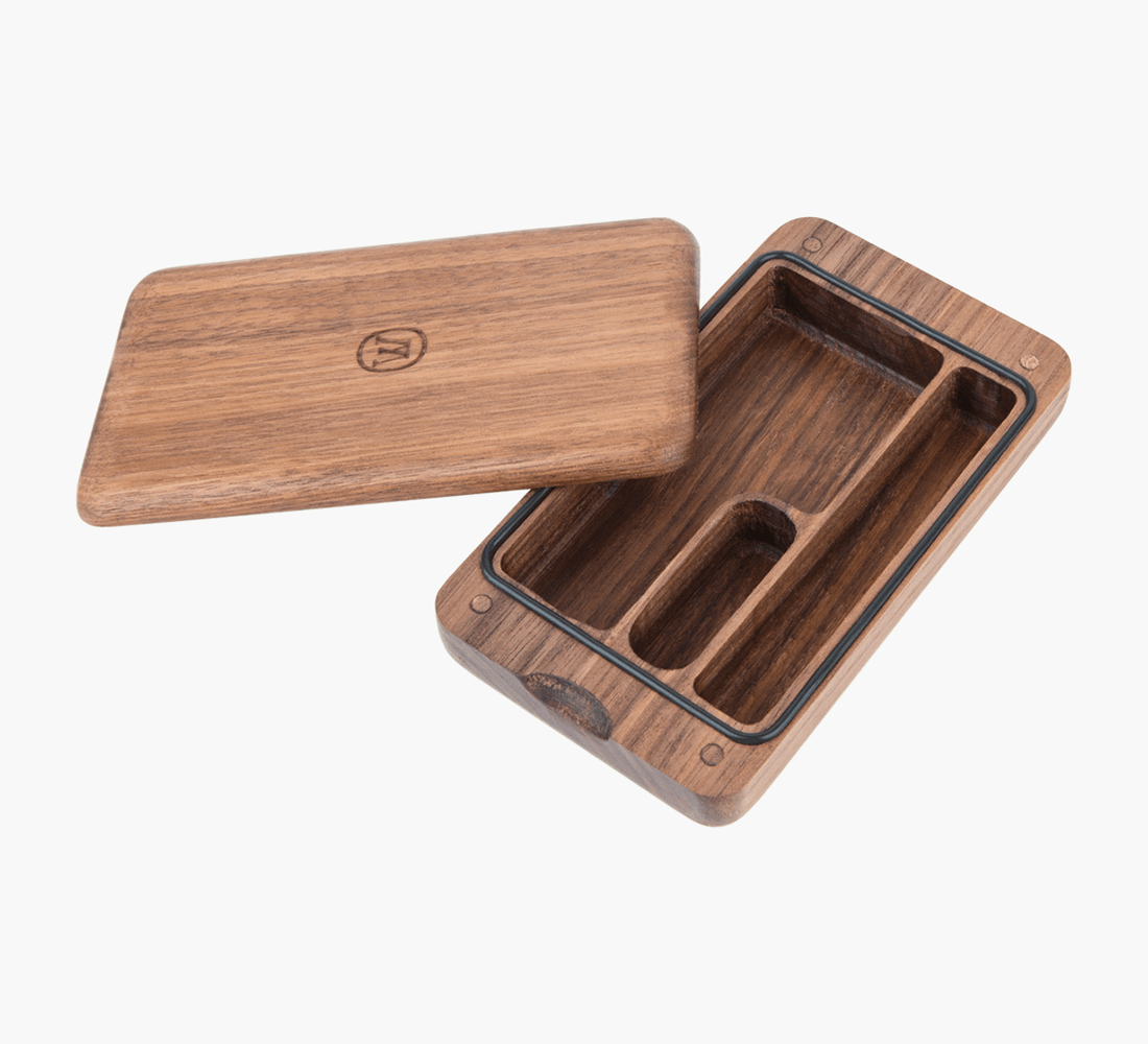 Marley Natural | Small Wooden Multi-Purpose Case | 120mm - Black Walnut - 2