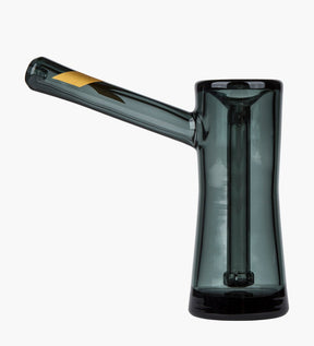 Marley Natural | Hammer Glass Bubbler w/ Thick Base | 4.5in Tall - Glass - Smoked - 4