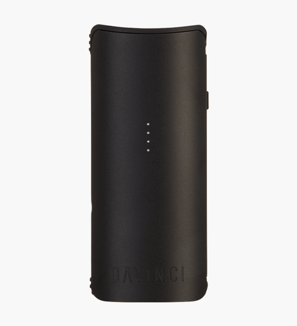 DAVINCI Black Rechargeable Dry Herb 0.5mL Disposable MIQRO-C Vape Pen - 1