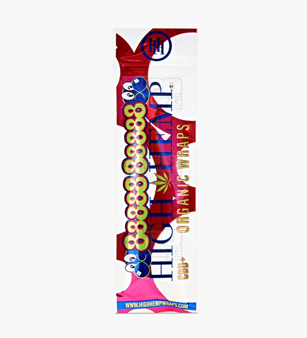High Hemp Hubba Bubba Organic Hemp Blunt Wraps 25/Box - 3