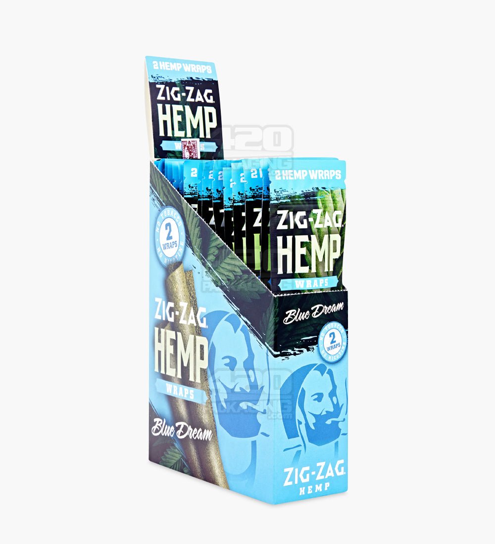 Zig Zag Blue Dream Flavor Natural Tobacco-Free Hemp Wraps