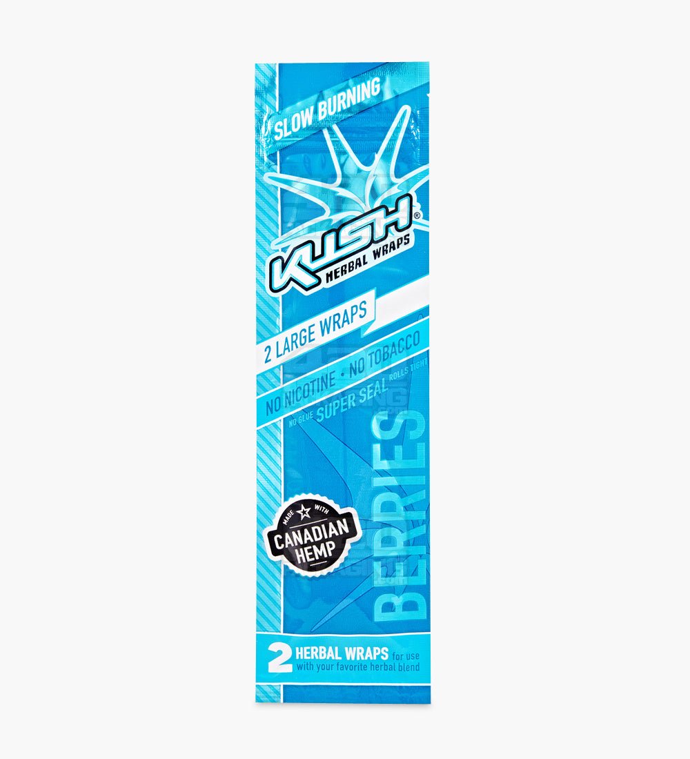 Kush Berries Super Seal Herbal Hemp Wraps 25/Box - 2