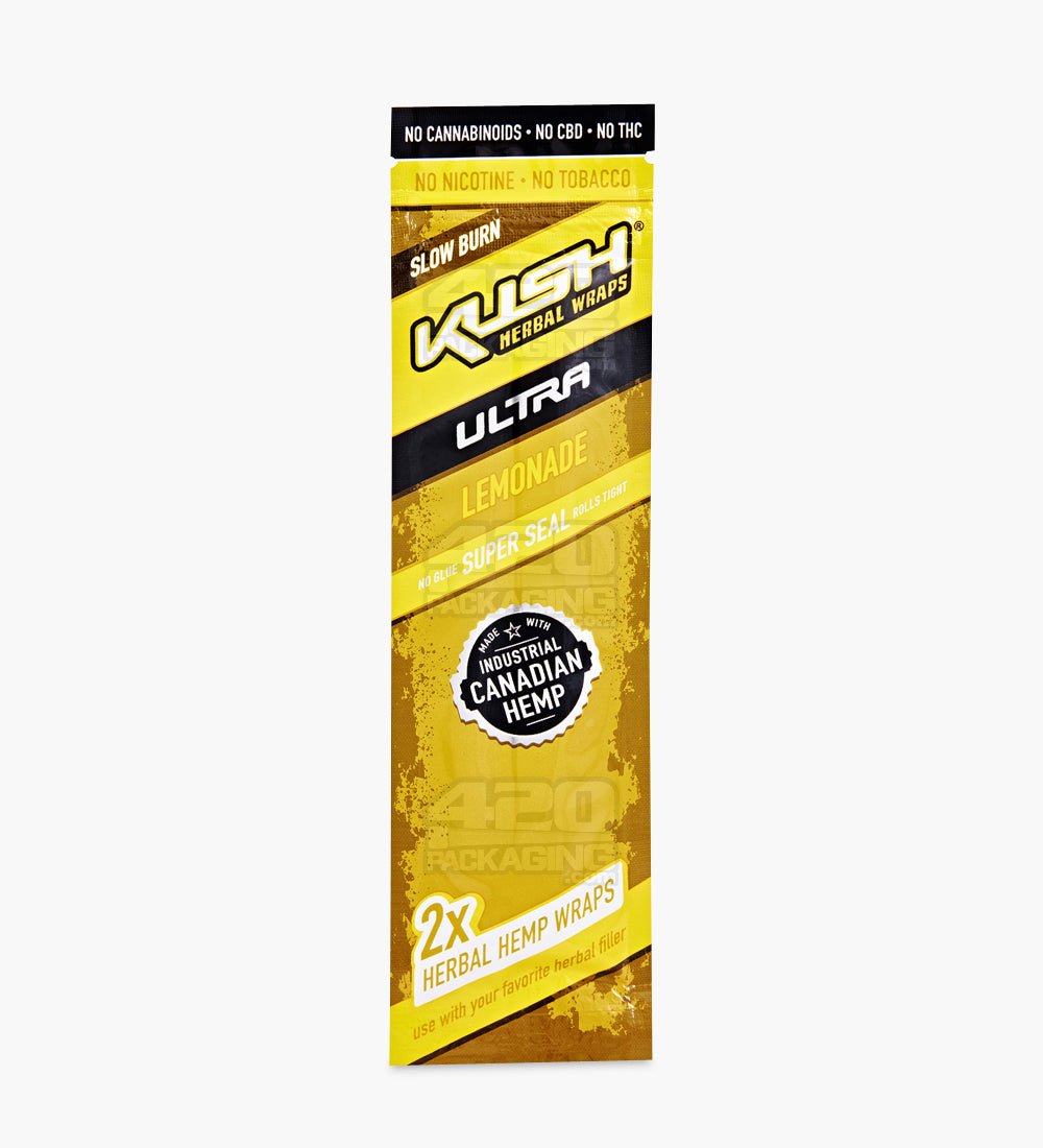 Kush Lemonade Ultra Herbal Hemp Wraps 25/Box - 2
