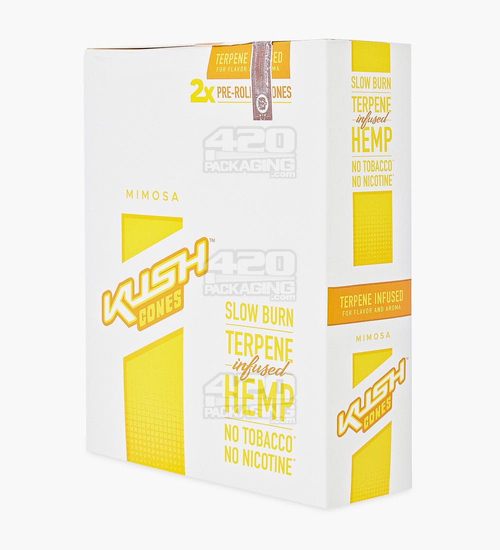 Kush Mimosa Terpene Infused Herbal Hemp Conical Wraps 12/Box - 4