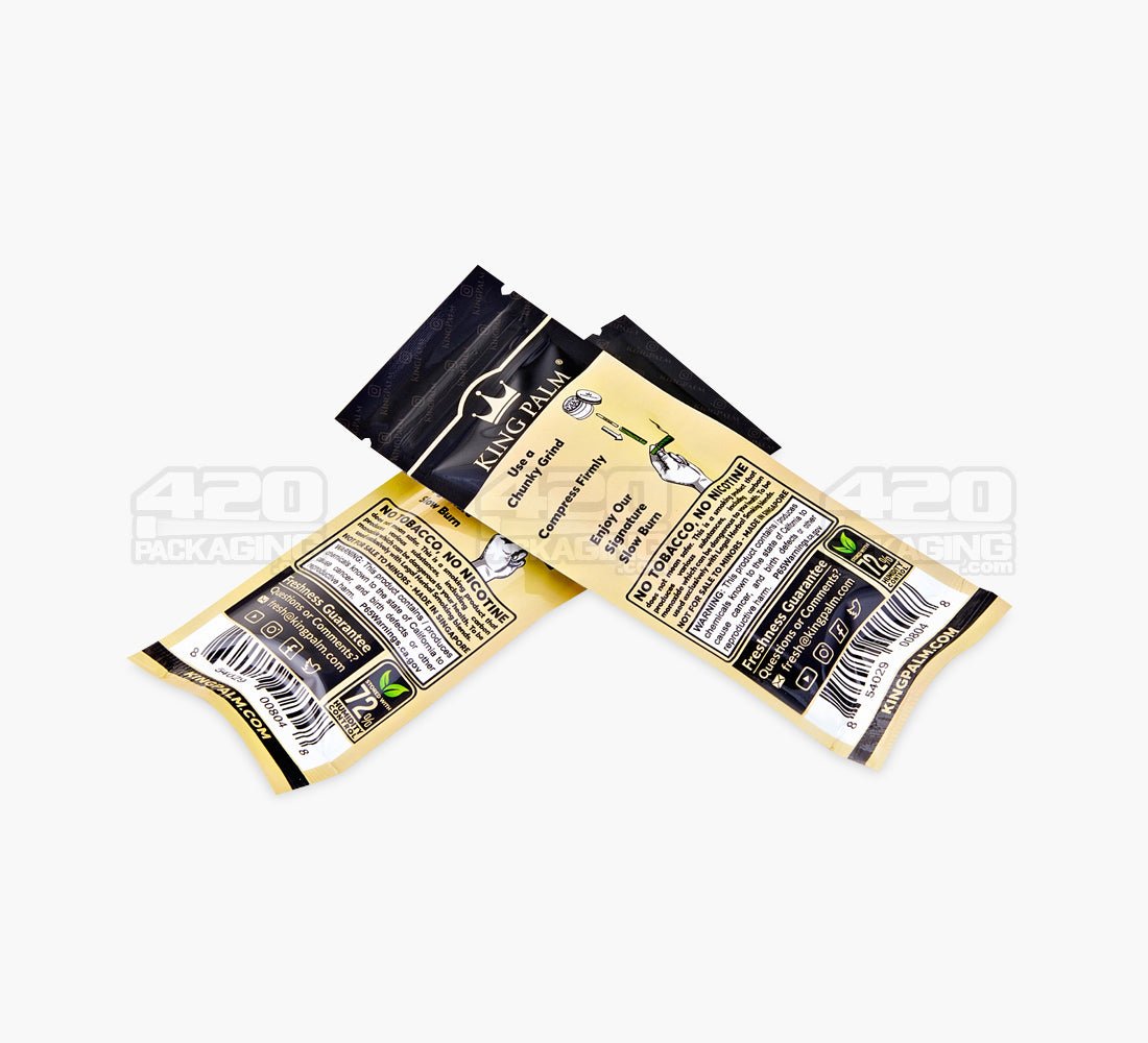 King Palm Original Flavor Natural Mini Leaf Blunt Wraps 20/Box - 4