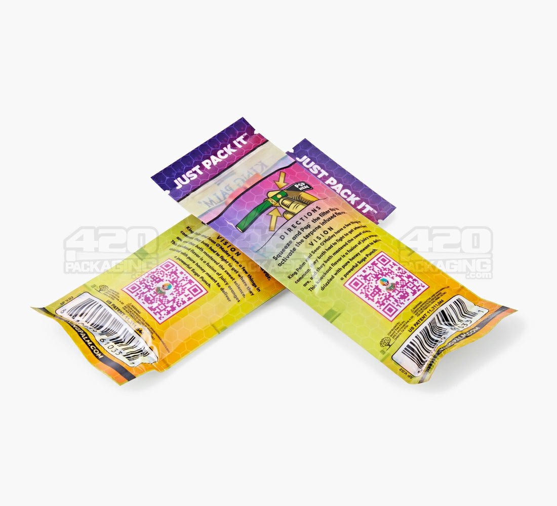 King Palm Suga Punch Natural Mini Leaf Blunt Wraps 20/Box - 5