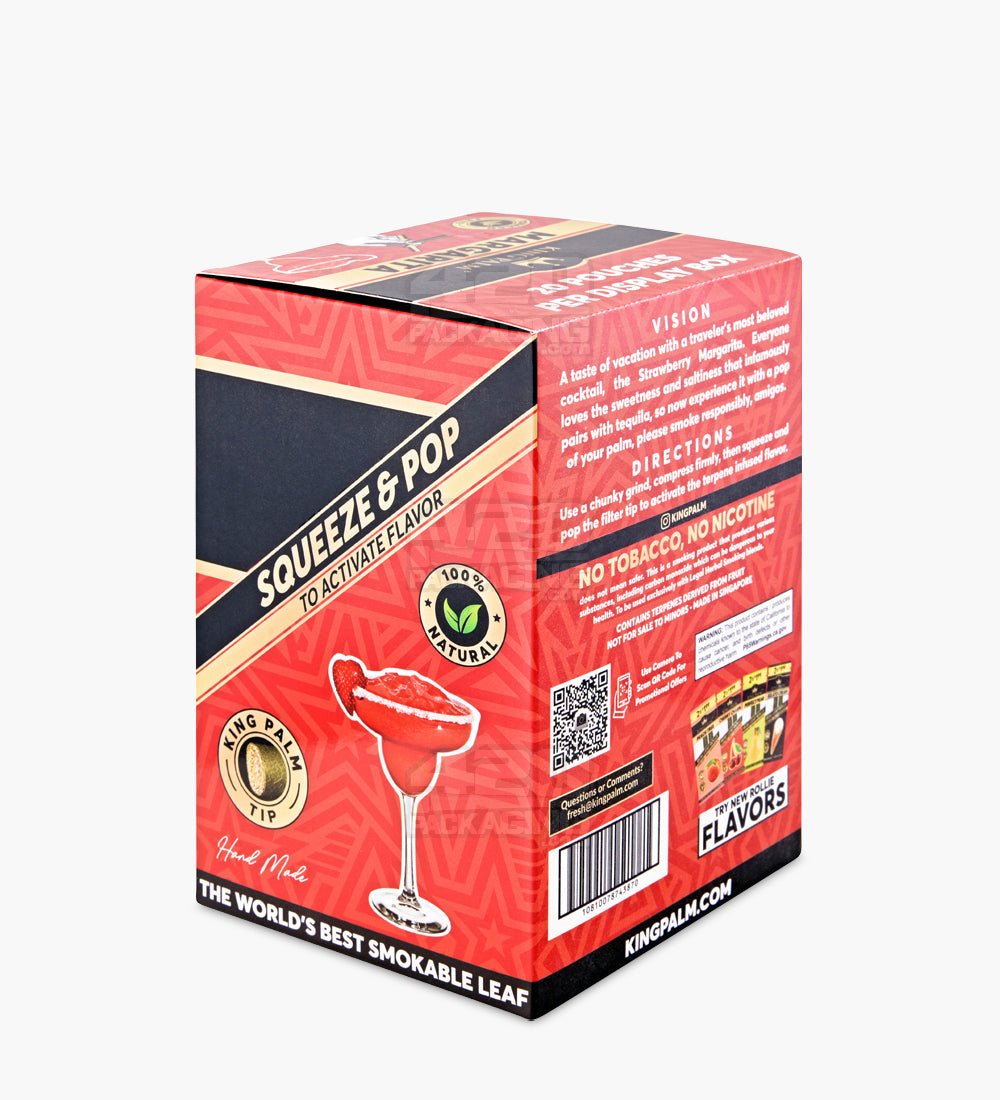 King Palm Margarita Natural Slim Leaf Blunt Wraps 20/Box - 3