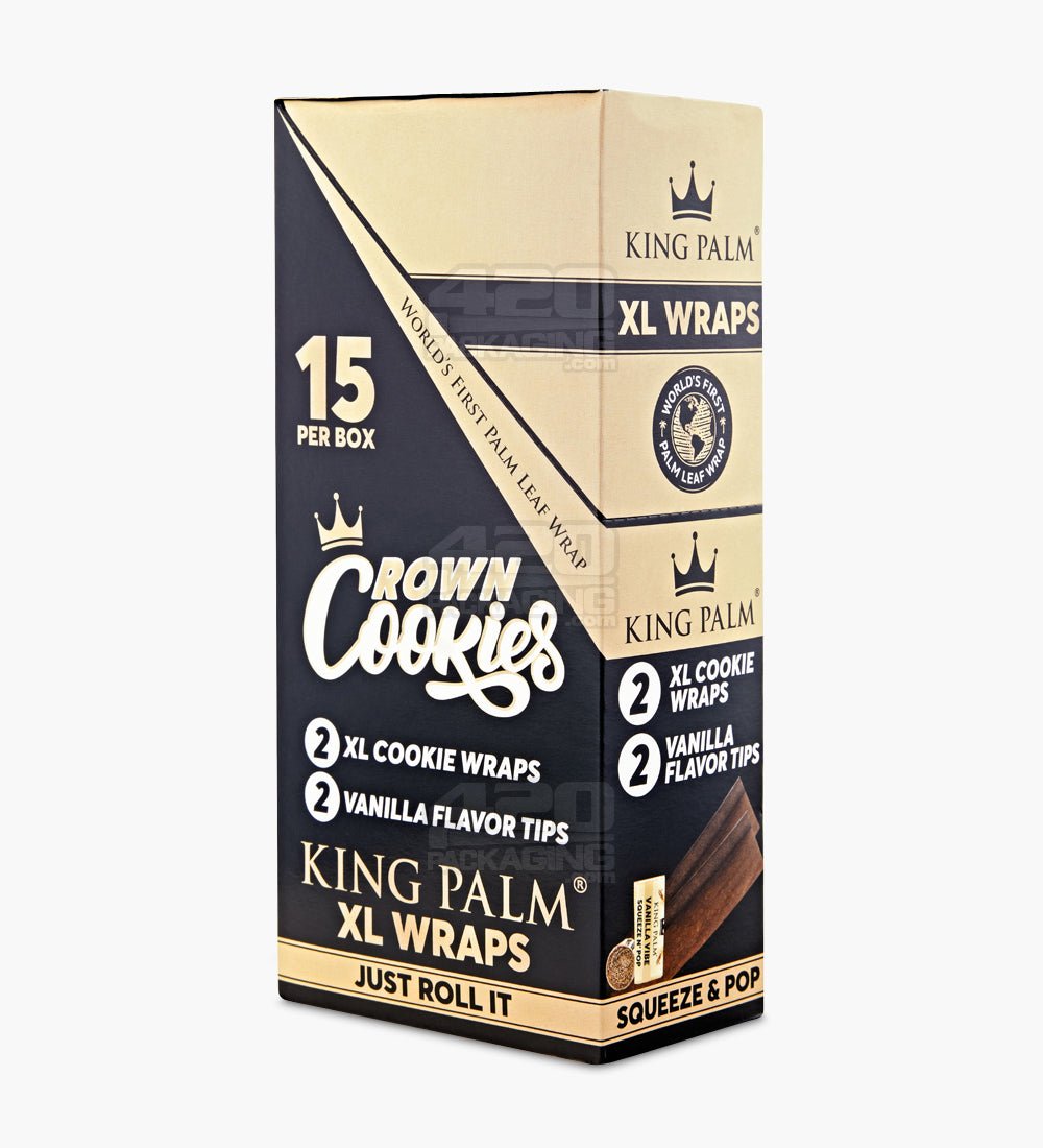 King Palm Crown Cookies Palm Leaf Blunt Wraps 15/Box - 2