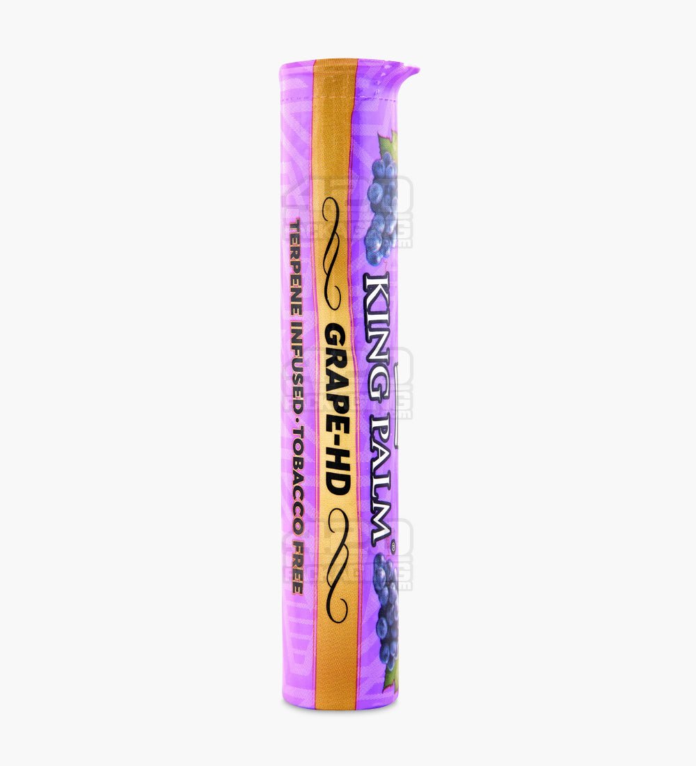 King Palm Grape HD Natural Mini Leaf Tube Wraps 24/Box - 4