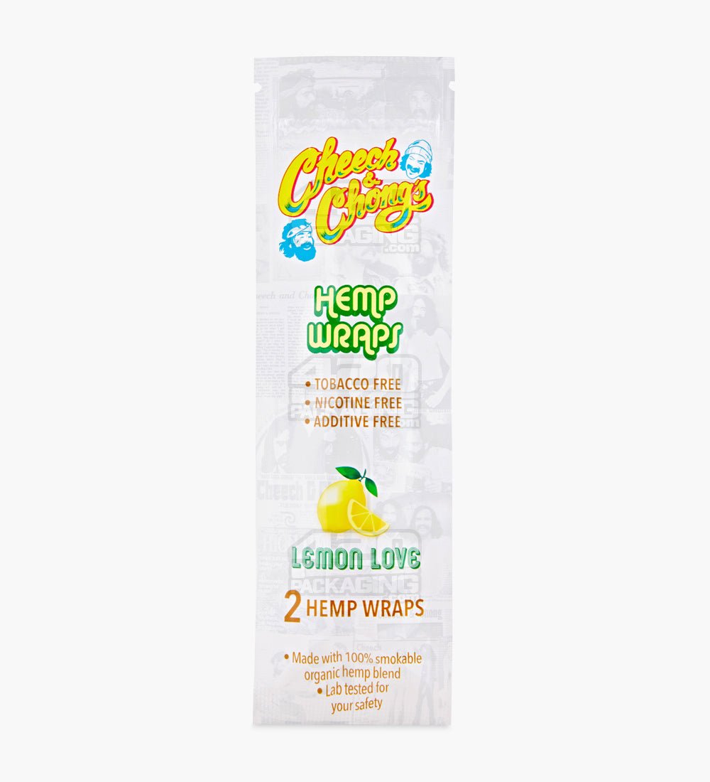 Cheech & Chong's Lemon Love Organic Hemp Blunt Wraps - 25/Box - 2