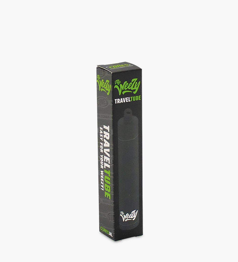 115mm Black The Weezy Aluminum Travel Tube With Lanyard Display 12/Box - 5