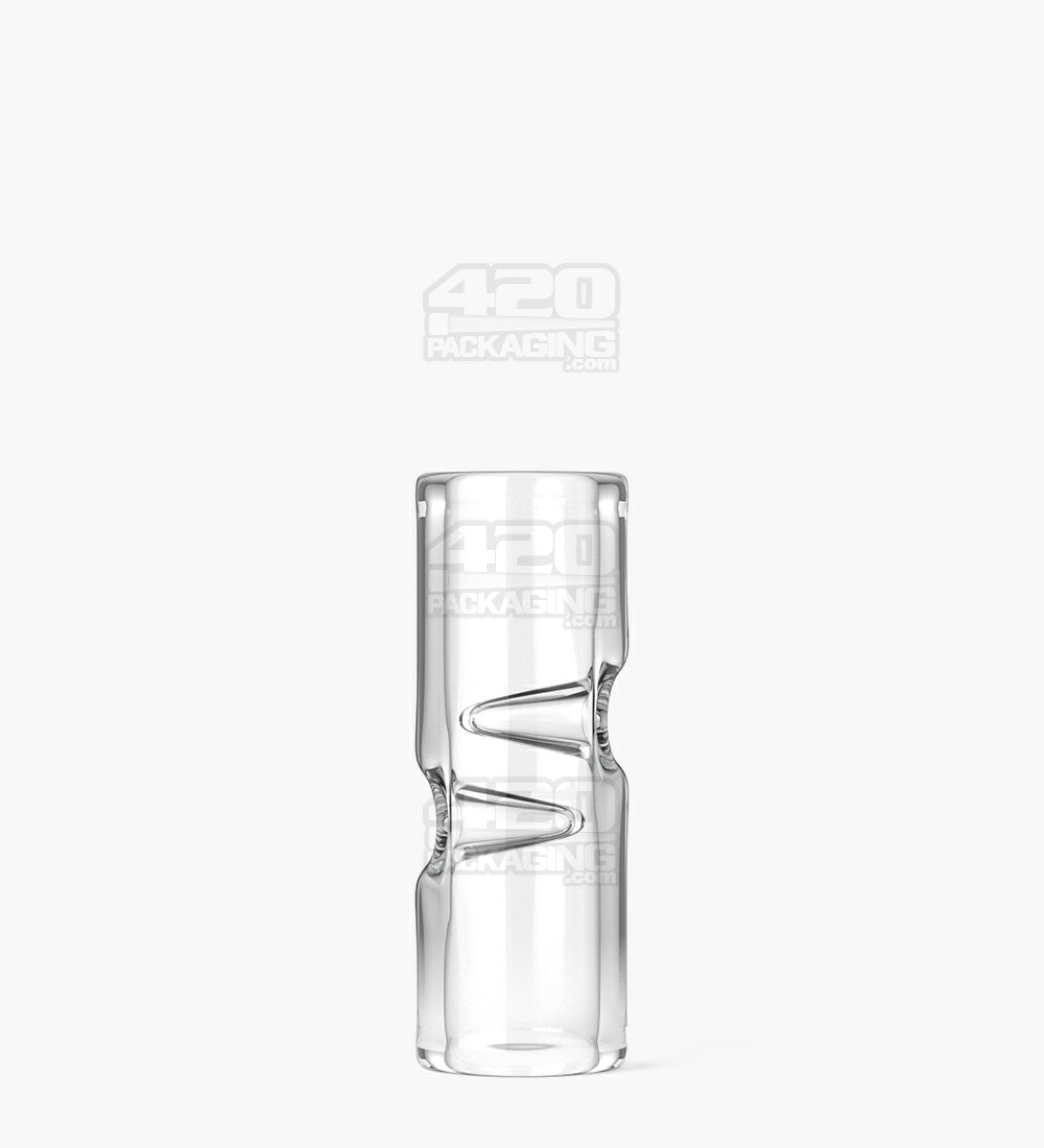 Glass Filter Tips Notched | 10mm - Clear - 175 Count