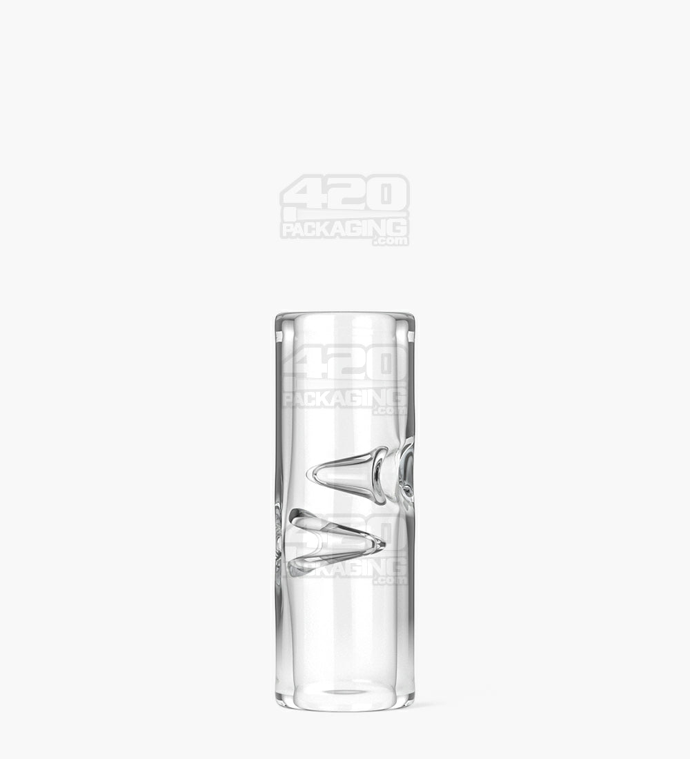 Glass Filter Tips Notched | 10mm - Clear - 175 Count