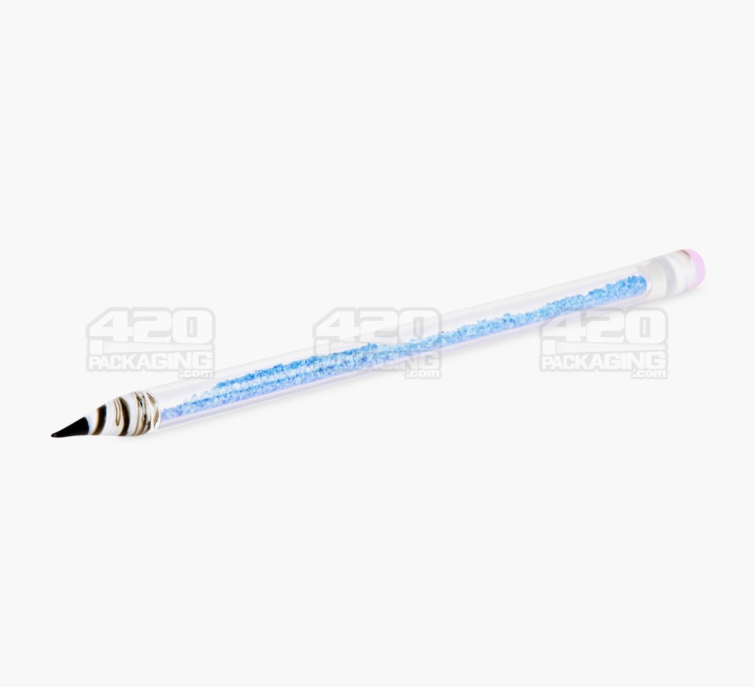 Confetti Frit Pointed Pencil Dab Tool w/ Swirl Tip | 6in Long - Glass - Assorted - 2