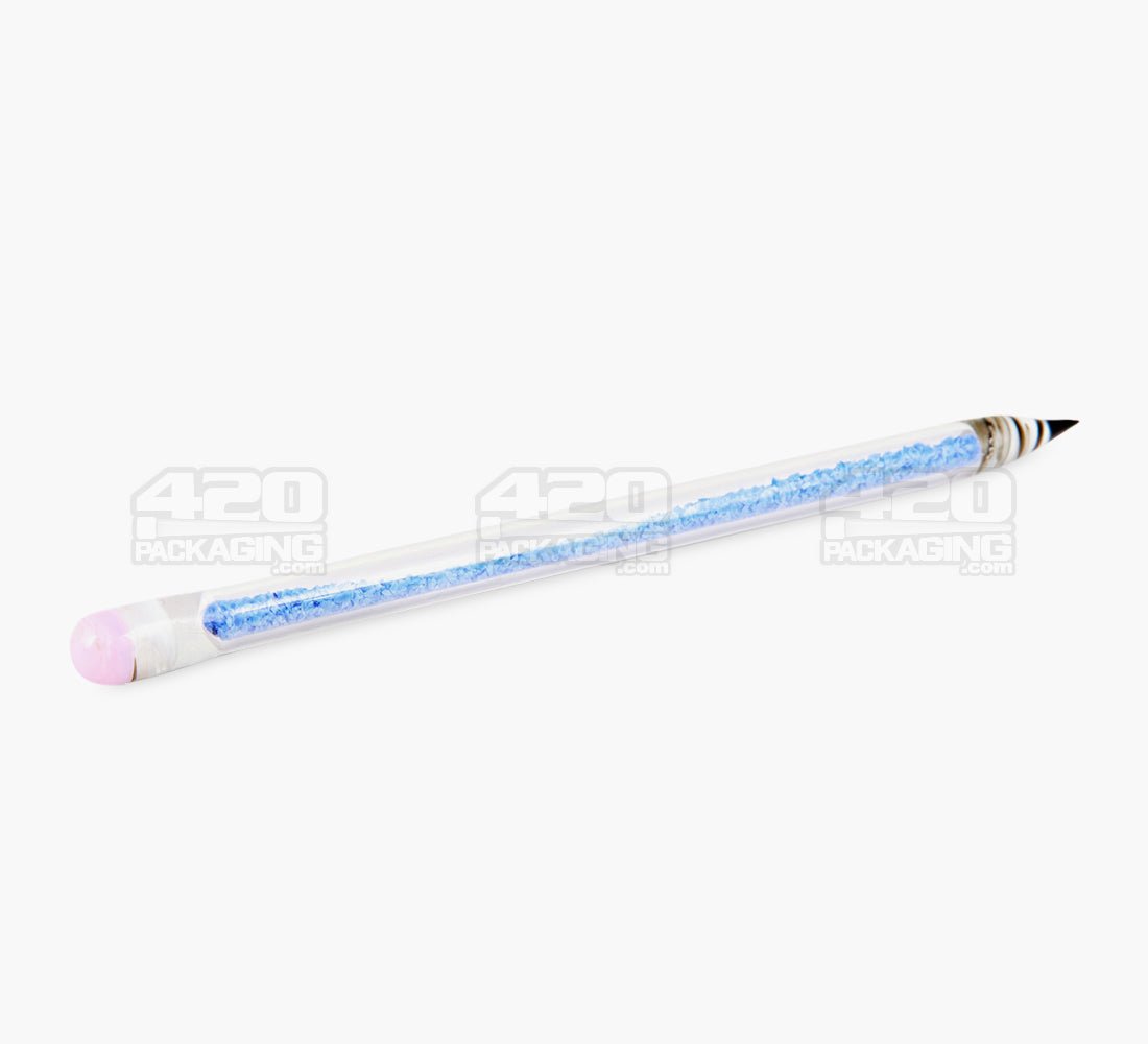 Confetti Frit Pointed Pencil Dab Tool w/ Swirl Tip | 6in Long - Glass - Assorted - 3