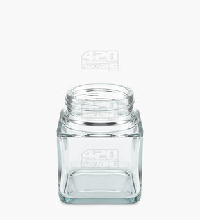 3oz Square Clear Glass Jars 80/Box - 2