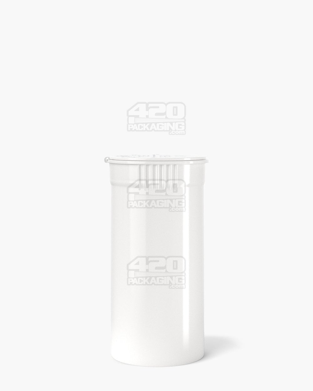 13 Dram Pollen Gear White Child Resistant Opaque KSC Pop Top Bottles 592/Box - 2