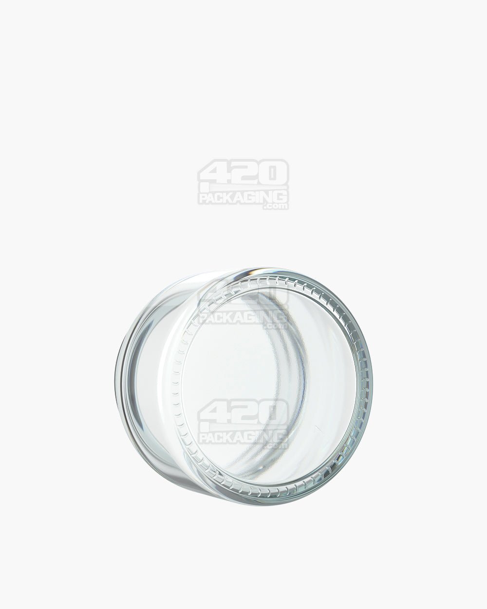 3oz Pollen Gear Kolossus Straight Sided 62mm Clear Glass Jars 60/Box - 4