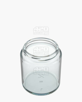 8oz Pollen Gear Kolossus Straight Sided 62mm Clear Glass Jars 60/Box - 2