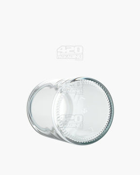 8oz Pollen Gear Kolossus Straight Sided 62mm Clear Glass Jars 60/Box - 4