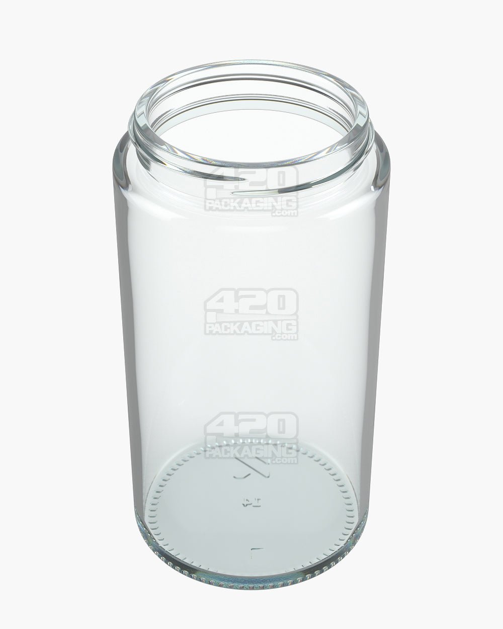 15oz Pollen Gear Kolossus Straight Sided 62mm Clear Glass Jars 30/Box - 2