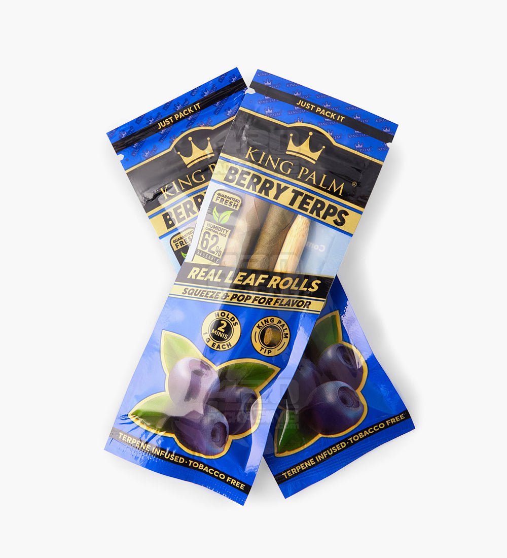 King Palm Berry Terps Flavored Mini Rolls 2 Packs 20/Box - 4
