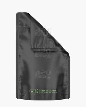 Matte-Black 5" x 8.1" PCR Tamper Evident Mylar Bags (14 gram) 1000/Box - 4